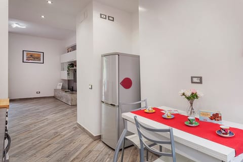Apartment | Private kitchen | Full-size fridge, microwave, oven, stovetop