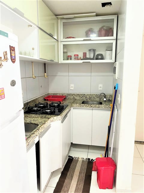 Classic Apartment | Private kitchen | Full-size fridge, microwave, cookware/dishes/utensils, freezer