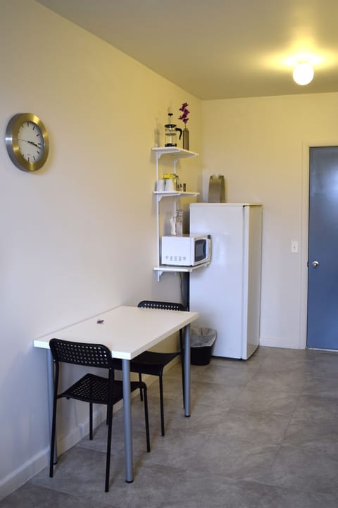 Classic Studio | Private kitchenette | Full-size fridge, microwave, stovetop, coffee/tea maker
