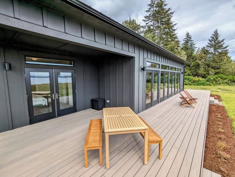 The front of the house