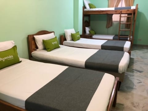 Basic Quadruple Room, Multiple Beds | Free WiFi, bed sheets