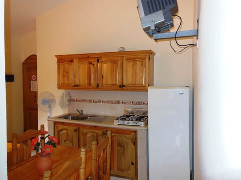 Apartment | Private kitchenette | Fridge, stovetop, coffee/tea maker, cookware/dishes/utensils