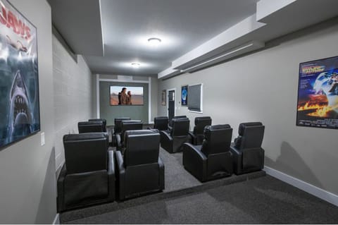Private cinema room for the ultimate movie experience.