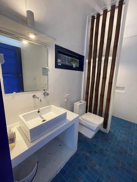 Deluxe Double Room | Bathroom | Shower, bidet, towels, toilet paper