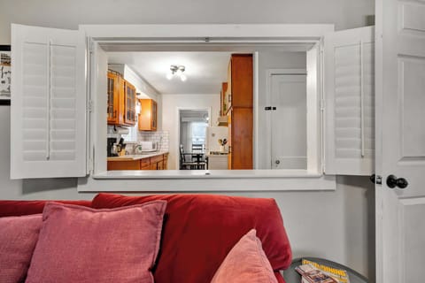 Living Room: Comfortable couch to curl up after a productive day!