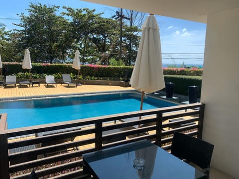 Pool view studio at peaceful Nakalay Palm Condo (12207)