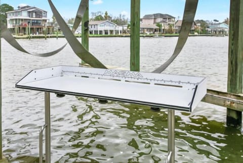 Fish cleaning station for your convenience.