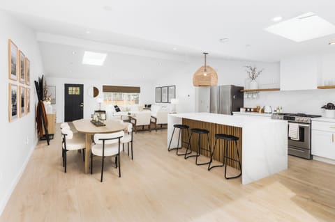 Dining area when coming from the deck.