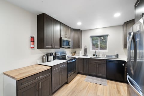 Chef-ready and guest-friendly—our kitchen has everything at your fingertips!