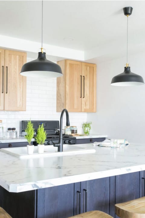 Thanks to plenty of countertop space, cooking is a breeze in this kitchen!