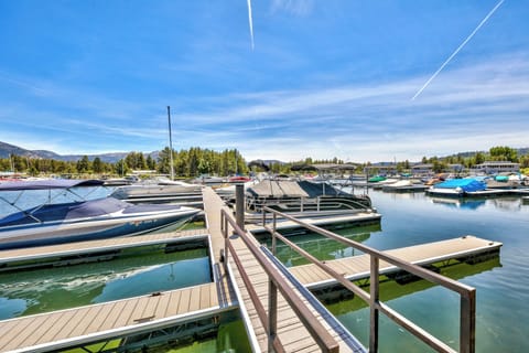 The Tahoe Keys Marina - this home has a boat slip an can accommodate 20' watercraft