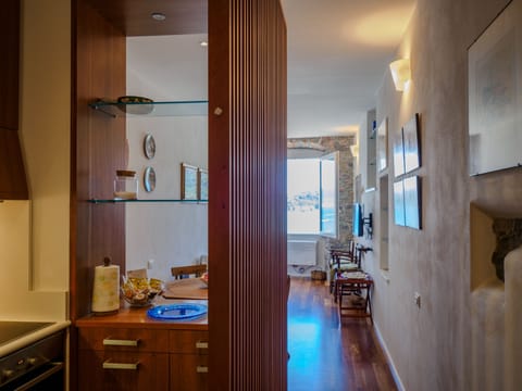 Design Apartment, Sea View | Living area