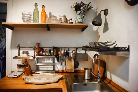 Apartment, Lake View | Private kitchen | Fridge, microwave, stovetop, dishwasher