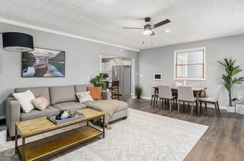 Relax in this second living room area perfect for family or group quality time.