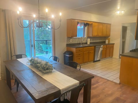 Dining table seats 10