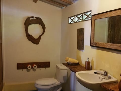 Superior Villa, Terrace | Bathroom | Shower, rainfall showerhead, free toiletries, hair dryer