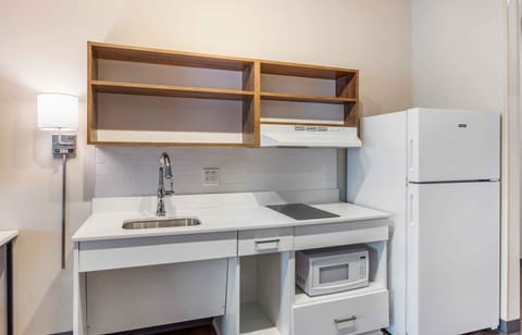 Standard Studio, 2 Queen Beds, Accessible, Non Smoking | Private kitchen | Full-size fridge, microwave, stovetop, toaster