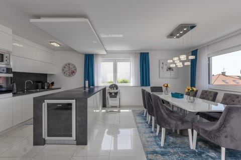 Kitchen and dining area