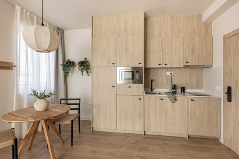 Standard Studio | Private kitchen | Fridge, microwave, stovetop, dishwasher