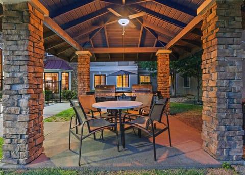 Enjoy the shared BBQs and patio dining area!