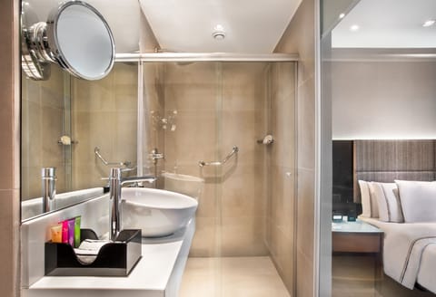 Family Suite | Bathroom | Shower, eco-friendly toiletries, hair dryer, towels