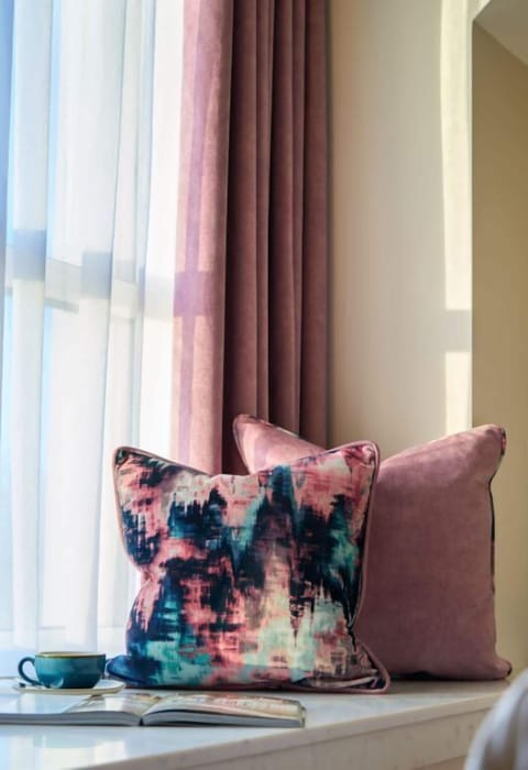 In-room safe, desk, laptop workspace, blackout drapes