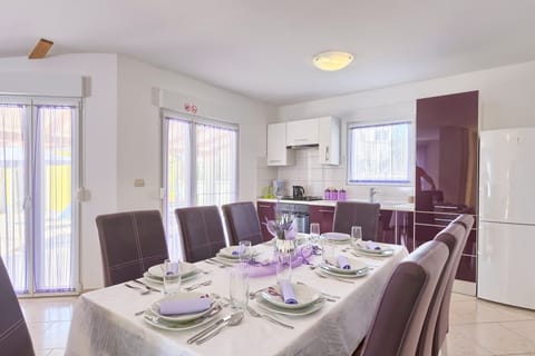 Kitchen and dining room