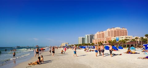 Beach nearby, white sand