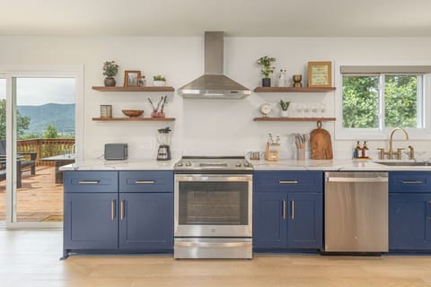 Kitchen with Deck Entrance