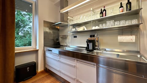 Luxury Apartment | Private kitchen | Full-size fridge, oven, stovetop, dishwasher