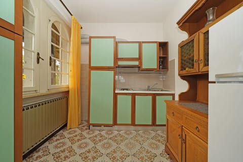 Basic Apartment (6) | Private kitchen | Fridge, cookware/dishes/utensils