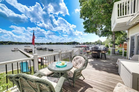 Clarklake Vacation Rental | 3BR | 4BA | 3 Steps to Enter | 2,592 Sq Ft
