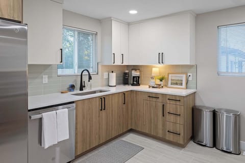 Fully updated with stainless steel appliances.