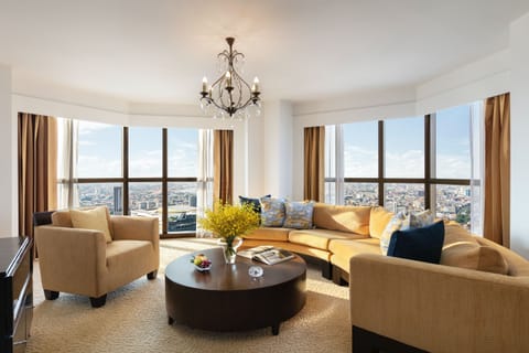 Lebua Premium Suite 2 Bedroom - 51st-52nd Floor | 1 bedroom, Egyptian cotton sheets, premium bedding, in-room safe