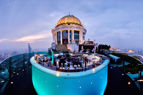 lebua Suite City View with Drink at Sky Bar | 1 bedroom, Egyptian cotton sheets, premium bedding, in-room safe