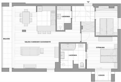 Family Apartment, Non Smoking | Living area