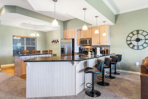 Kitchen with Extra Bar Seating