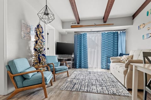 A cheerful Christmas setup ready for family photos, presents, and cozy nights in.