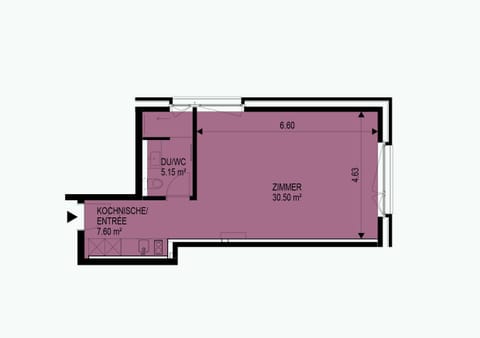 Superior Studio | Floor plan