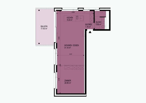 Executive Apartment | Floor plan