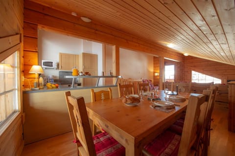 You will love the bright and spacious living area of our chalet.