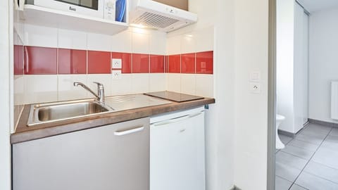 Make a quick meal in your kitchen.