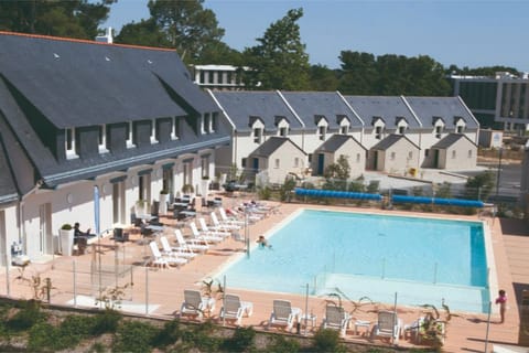 Take in gorgeous views while lounging around the on-site outdoor pool.