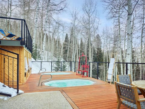 Winter Hot Tub