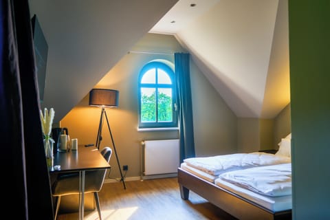 Double Room with Mountain View | Premium bedding, down comforters, blackout drapes, free WiFi