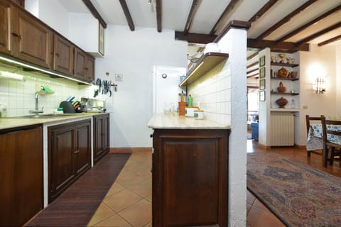 Kitchen and dining area