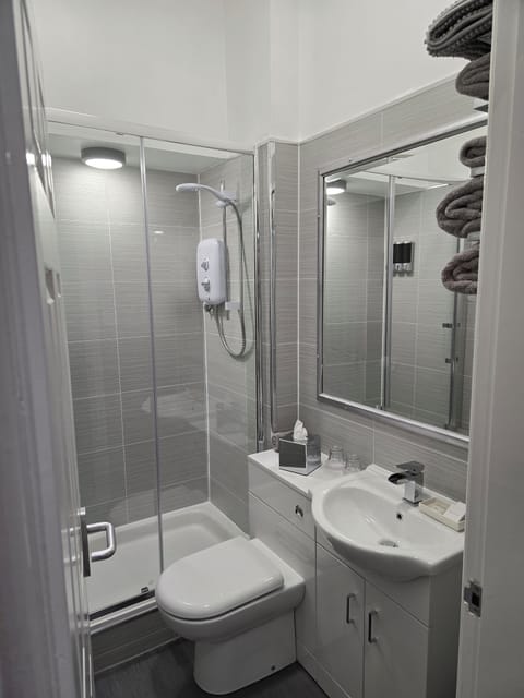 Deluxe Double Room, 1 Double Bed, Non Smoking, City View | Bathroom | Shower, hydromassage showerhead, designer toiletries, hair dryer