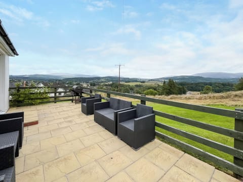 Terrace | Cairnsmore Cottage - Barrhill Farm Holidays, Newton Stewart