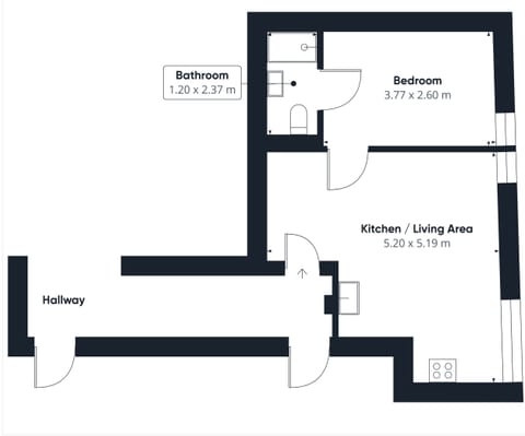 Apartment | 1 bedroom, desk, iron/ironing board, Internet