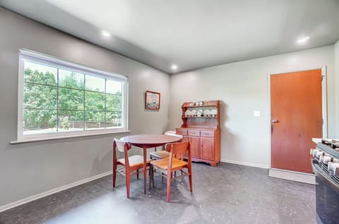 We do have four seats at the dining table.